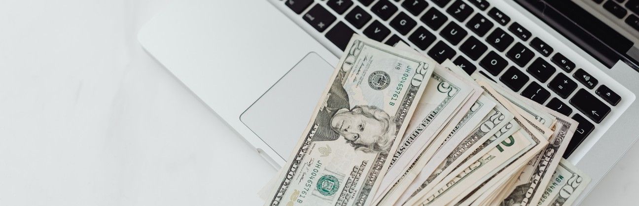 Business user reviewing payout summary on Creative Splits.