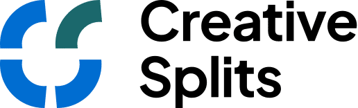 Creative Splits logo for royalty management software